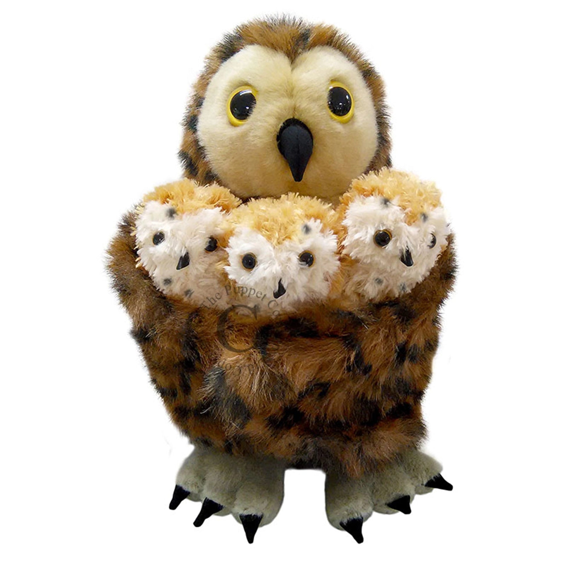Hide-Away Puppets - Tawny Owl Family - The Puppet Company - The Forgotten Toy Shop