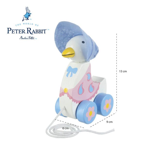 Jemima Puddle-Duck™ Pull Along - Orange Tree Toys - The Forgotten Toy Shop