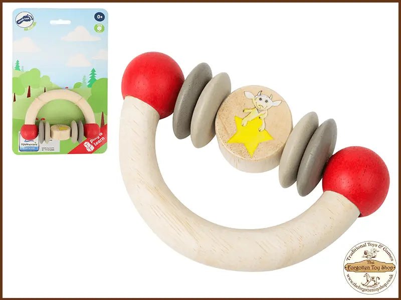 Ludwig Wooden Grip Toy Half Circle - Legler - The Forgotten Toy Shop