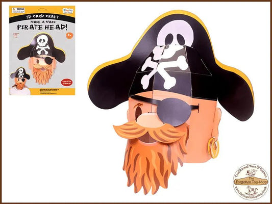 Make a 3D Full-Head Mask - Pirate - Fiesta Crafts - The Forgotten Toy Shop