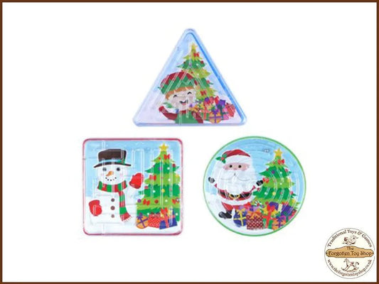 Mini Christmas Puzzle Mazes (Assorted Designs) - Andersons Wholesale - The Forgotten Toy Shop