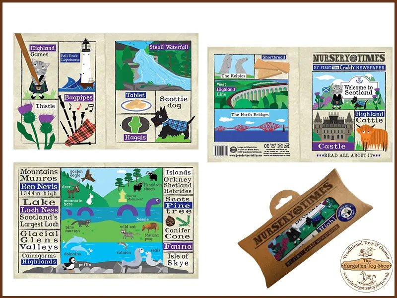 Nursery Times Crinkly Newspaper to Scotland