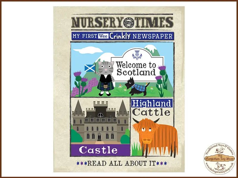 Nursery Times Crinkly Newspaper to Scotland