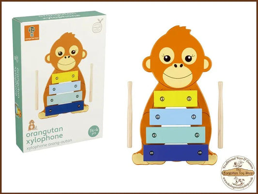 Orangutan Xylophone - Orange Tree Toys - The Forgotten Toy Shop