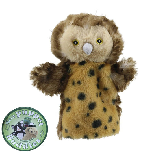 Owl Eco Puppet Buddies Hand Puppet - The Puppet Company - The Forgotten Toy Shop