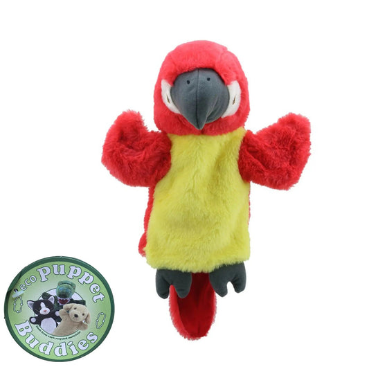 Parrot Eco Puppet Buddies Hand Puppet - The Puppet Company - The Forgotten Toy Shop