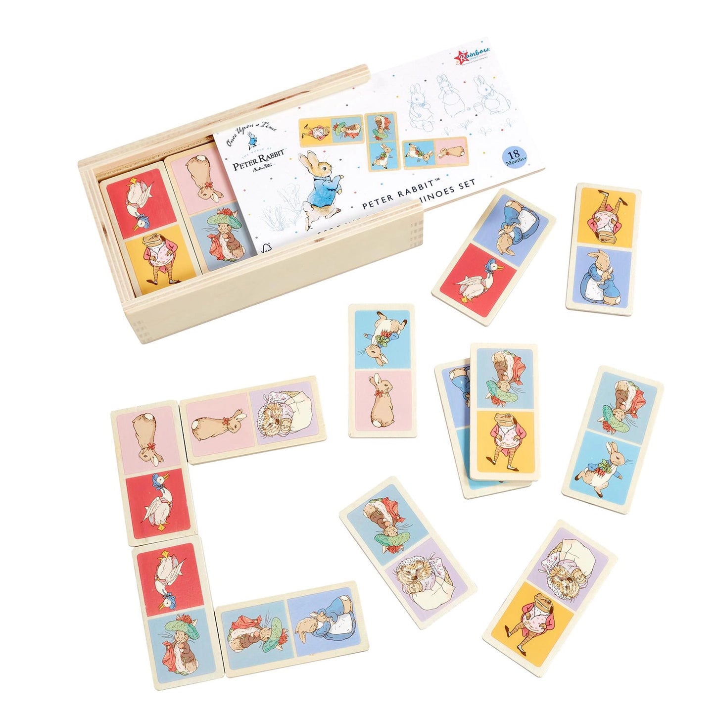 Peter Rabbit Dominoes - Rainbow Designs - The Forgotten Toy Shop