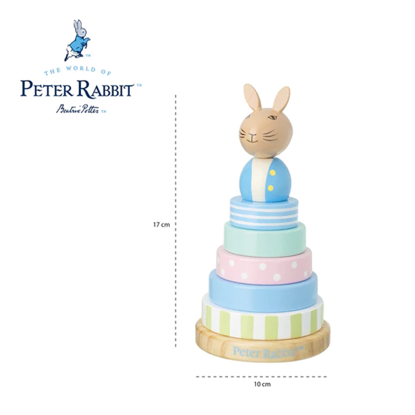 Peter Rabbit™ Stacking Ring - Orange Tree Toys - The Forgotten Toy Shop