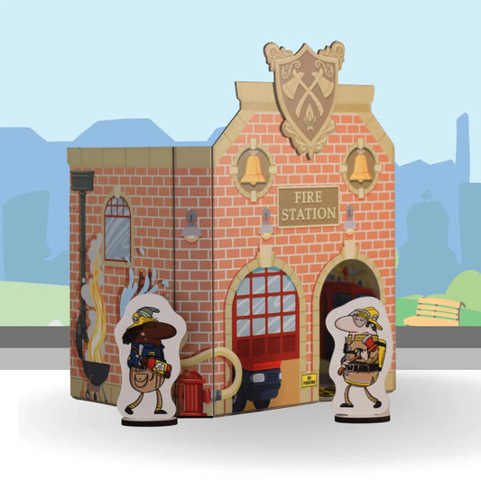 Planet Town - Firestation Playset - The Toy Tribe - The Forgotten Toy Shop
