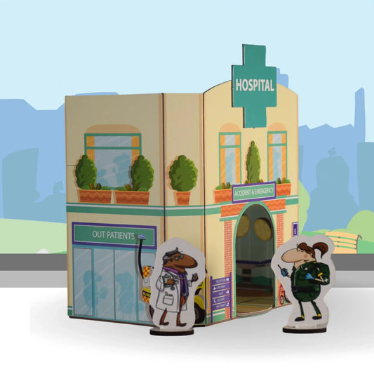 Planet Town - Hospital Playset - The Toy Tribe - The Forgotten Toy Shop