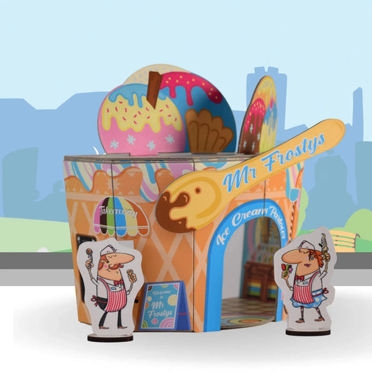 Planet Town - Mr Frosty's Ice Cream Parlour Playset - The Toy Tribe - The Forgotten Toy Shop