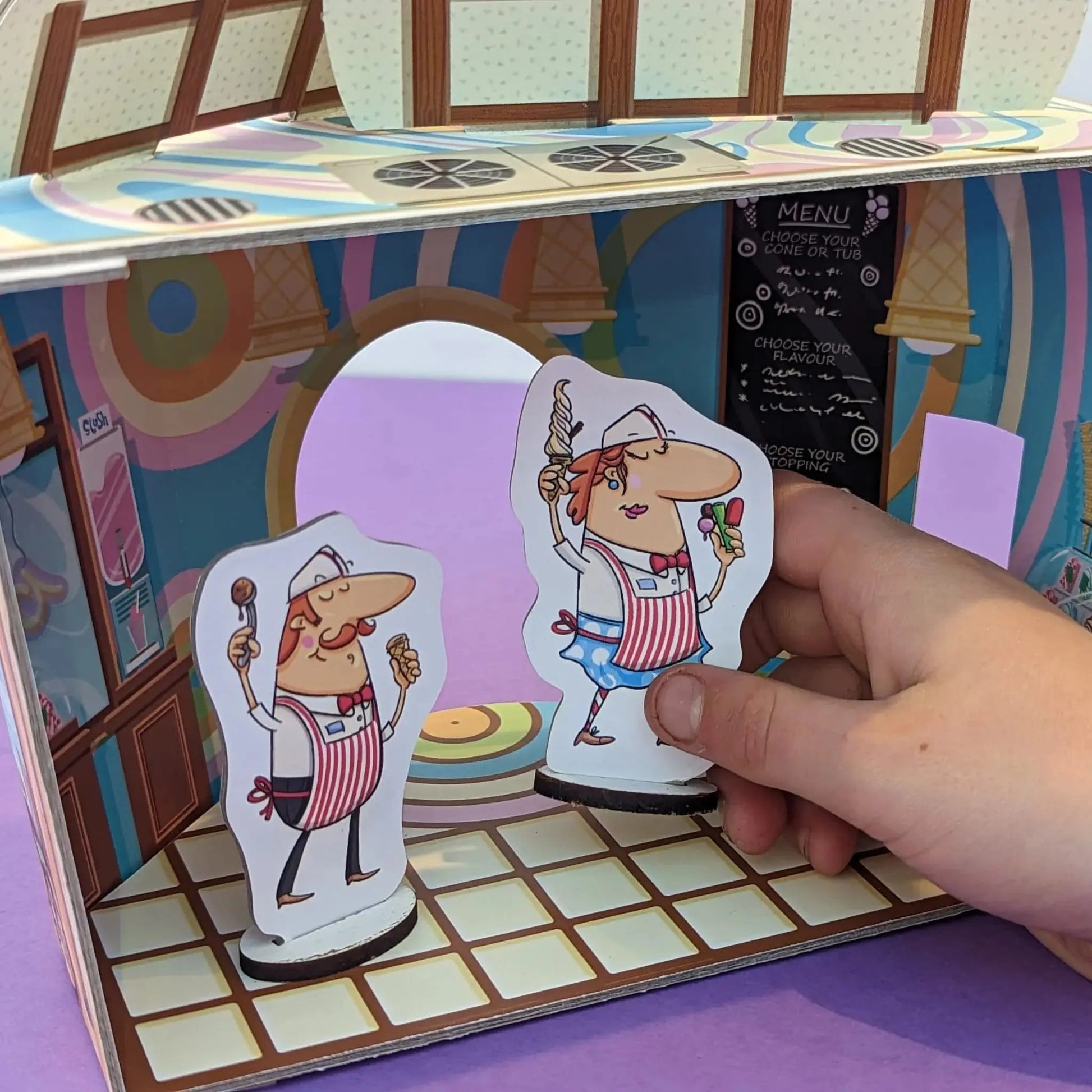 Planet Town - Mr Frosty's Ice Cream Parlour Playset - The Toy Tribe - The Forgotten Toy Shop