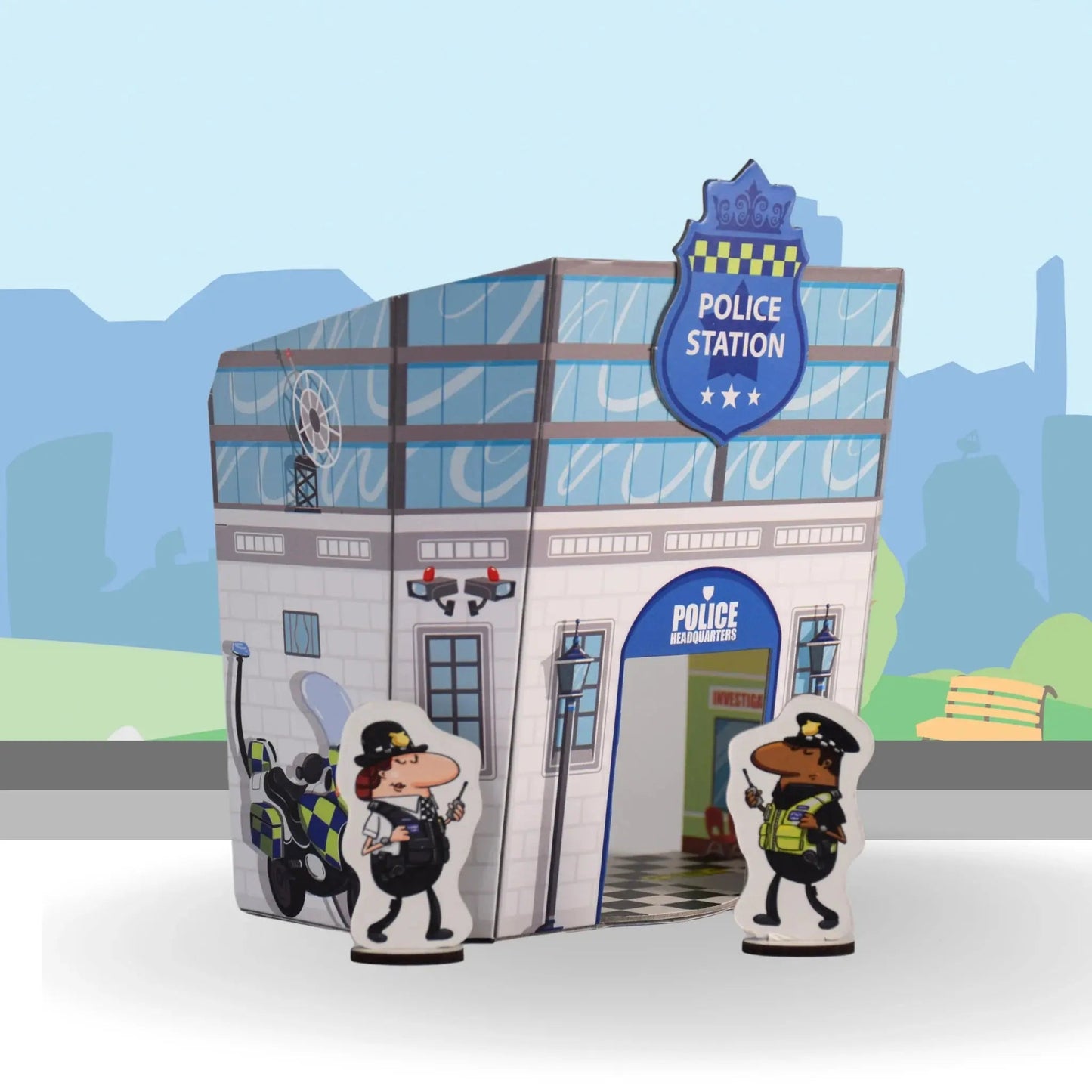 Planet Town - Police Station Playset - The Toy Tribe - The Forgotten Toy Shop
