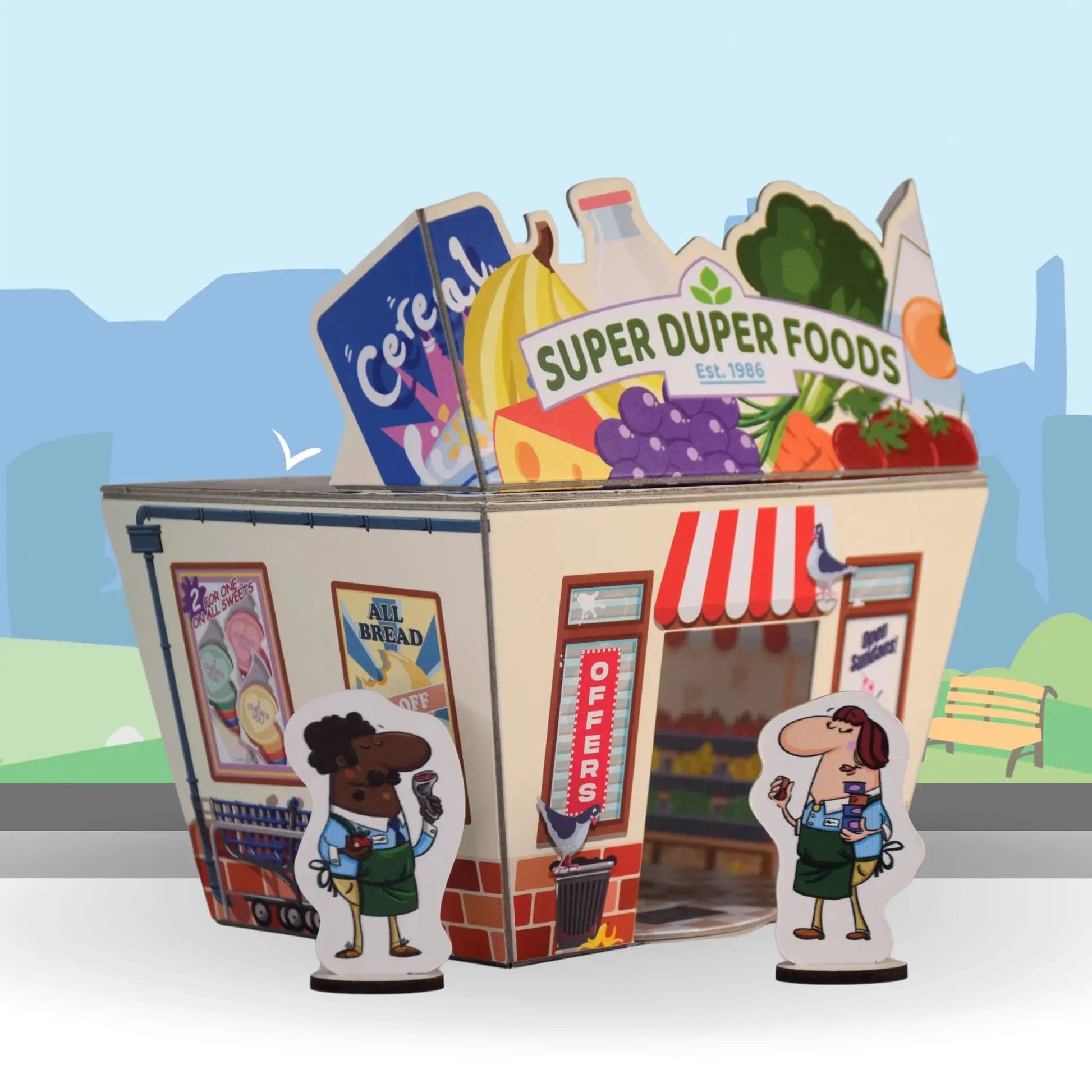 Planet Town - Super Duper Foods Supermarket Playset - The Toy Tribe - The Forgotten Toy Shop
