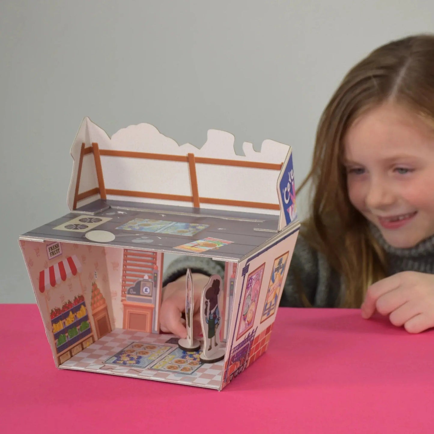 Supermarket playset top