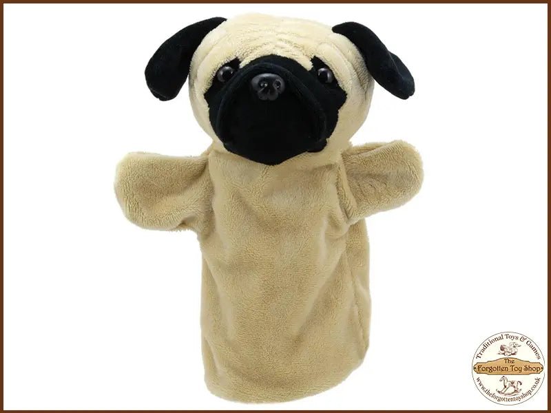 Pug Puppet Buddies Hand Puppet - The Puppet Company - The Forgotten Toy Shop
