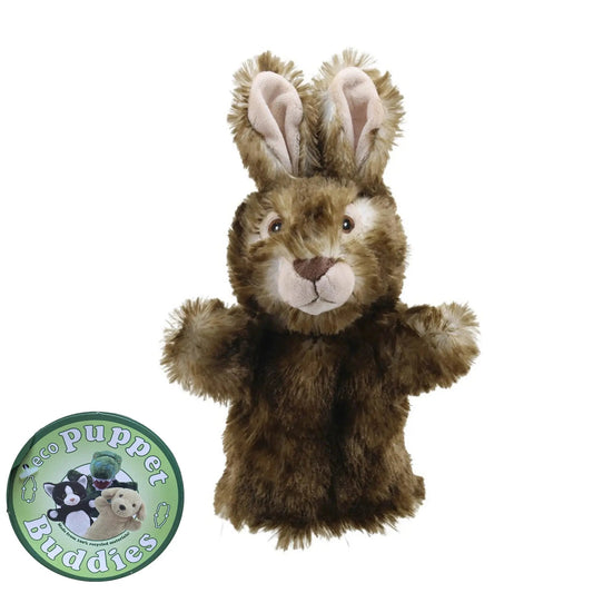 Rabbit (Wild) Eco Puppet Buddies Hand Puppet - The Puppet Company - The Forgotten Toy Shop