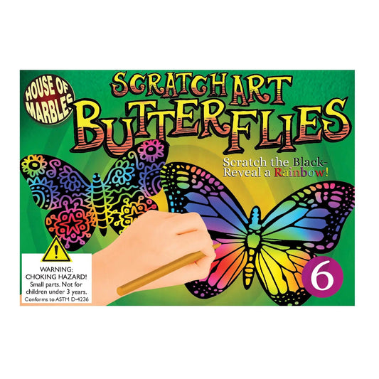 Scratch Art Set-Butterflies - House of Marbles - The Forgotten Toy Shop