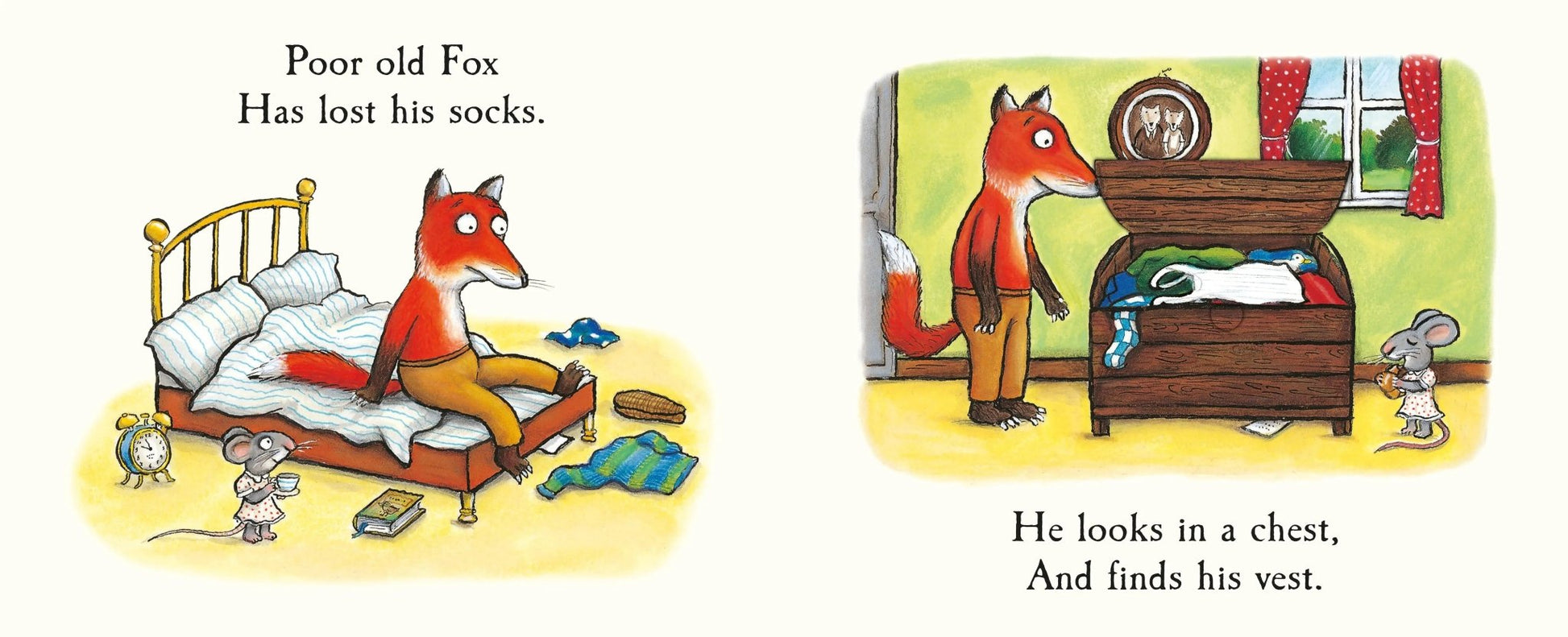 Tales from Acorn Wood: Fox's Socks (Lift the flap board book) - Bookspeed - The Forgotten Toy Shop