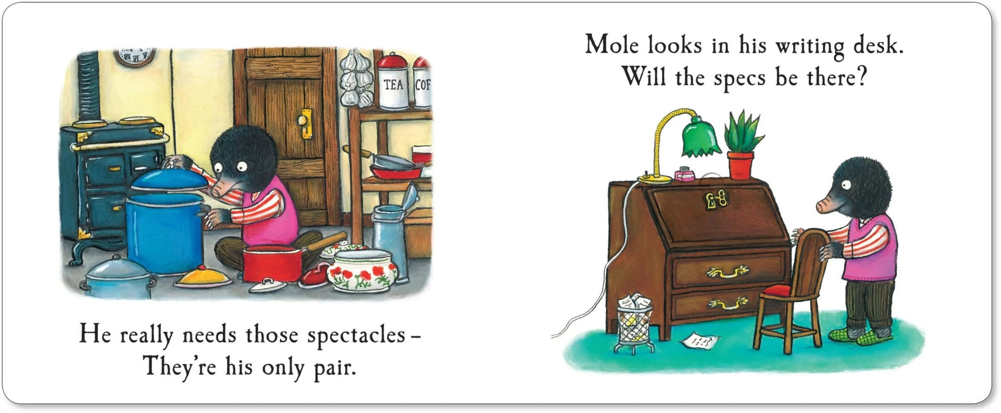 Tales from Acorn Wood: Mole's Spectacles (Lift the flap board book) - Bookspeed - The Forgotten Toy Shop