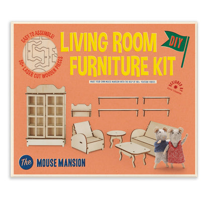 The Mouse Mansion Furniture Kit - Living Room - Het Muizenhuis - The Forgotten Toy Shop