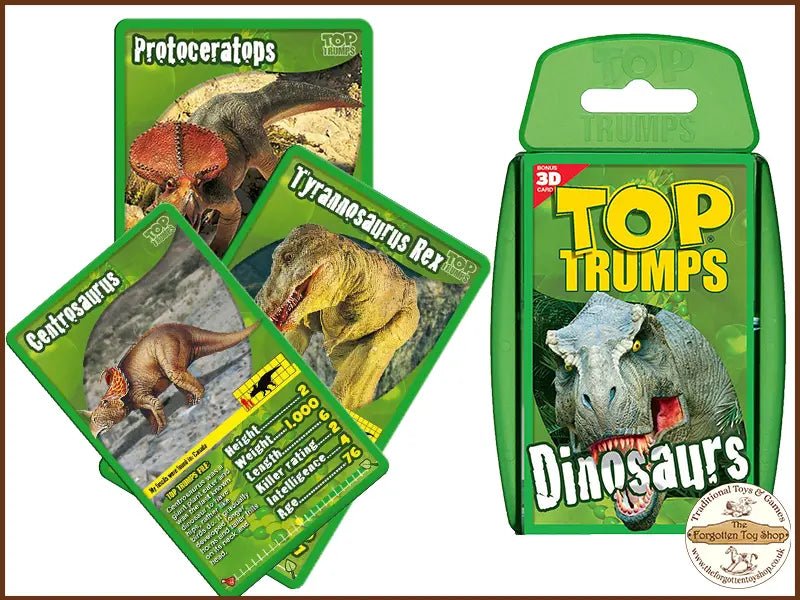 Top Trumps - Dinosaurs - Muddleit - The Forgotten Toy Shop