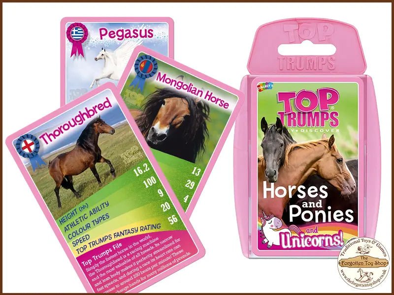 Top Trumps - Horses, Ponies & Unicorns - Muddleit - The Forgotten Toy Shop