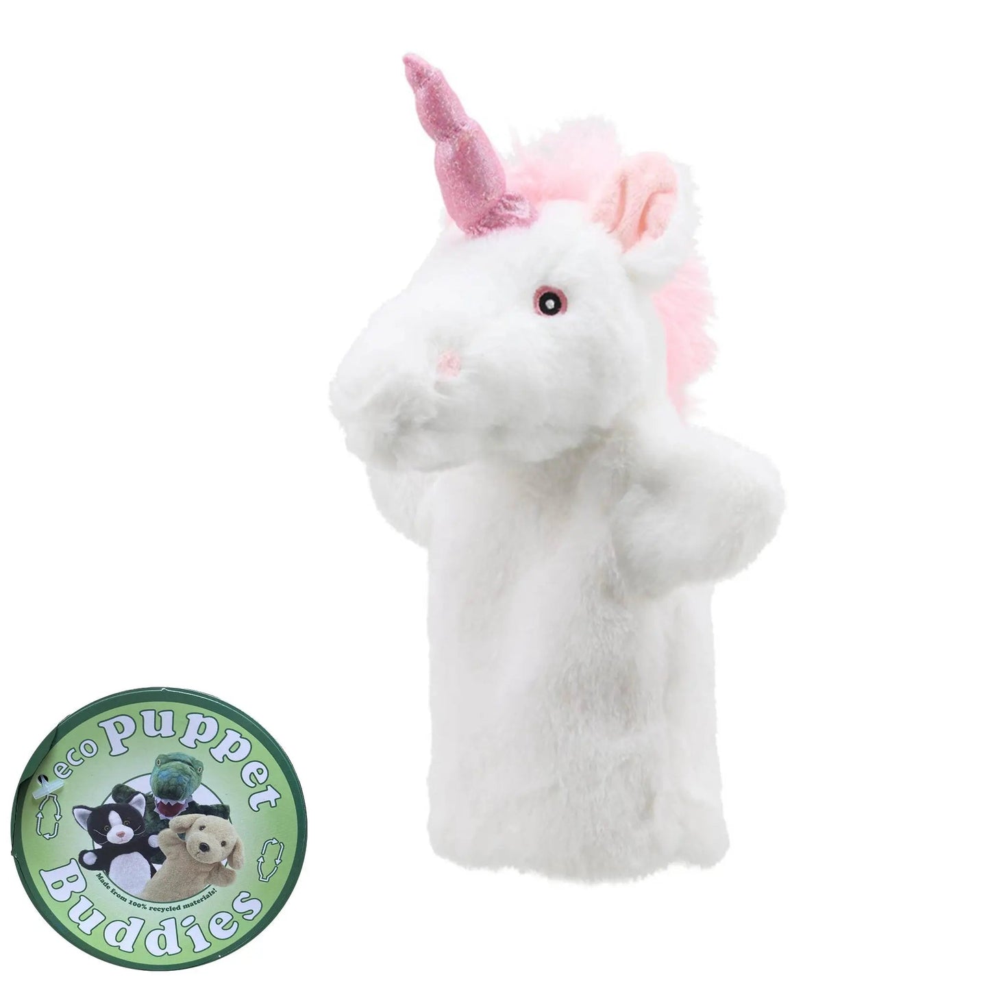 Unicorn Eco Puppet Buddies Hand Puppet - The Puppet Company - The Forgotten Toy Shop