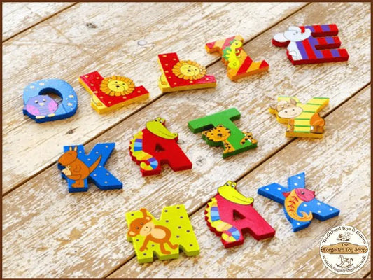Wooden Alphabet Letters - Orange Tree Toys - The Forgotten Toy Shop